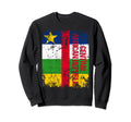 Central African Republic Flag Sweatshirt - Casual Everyday Wear Unisex - T-Shirt, Sweatshirt, Hoodie