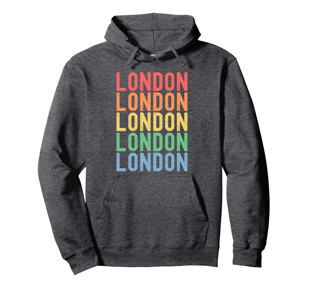 London England Britain Uk Colorful Hoodie - Graphic Print Unisex - T-Shirt, Sweatshirt, Hoodie