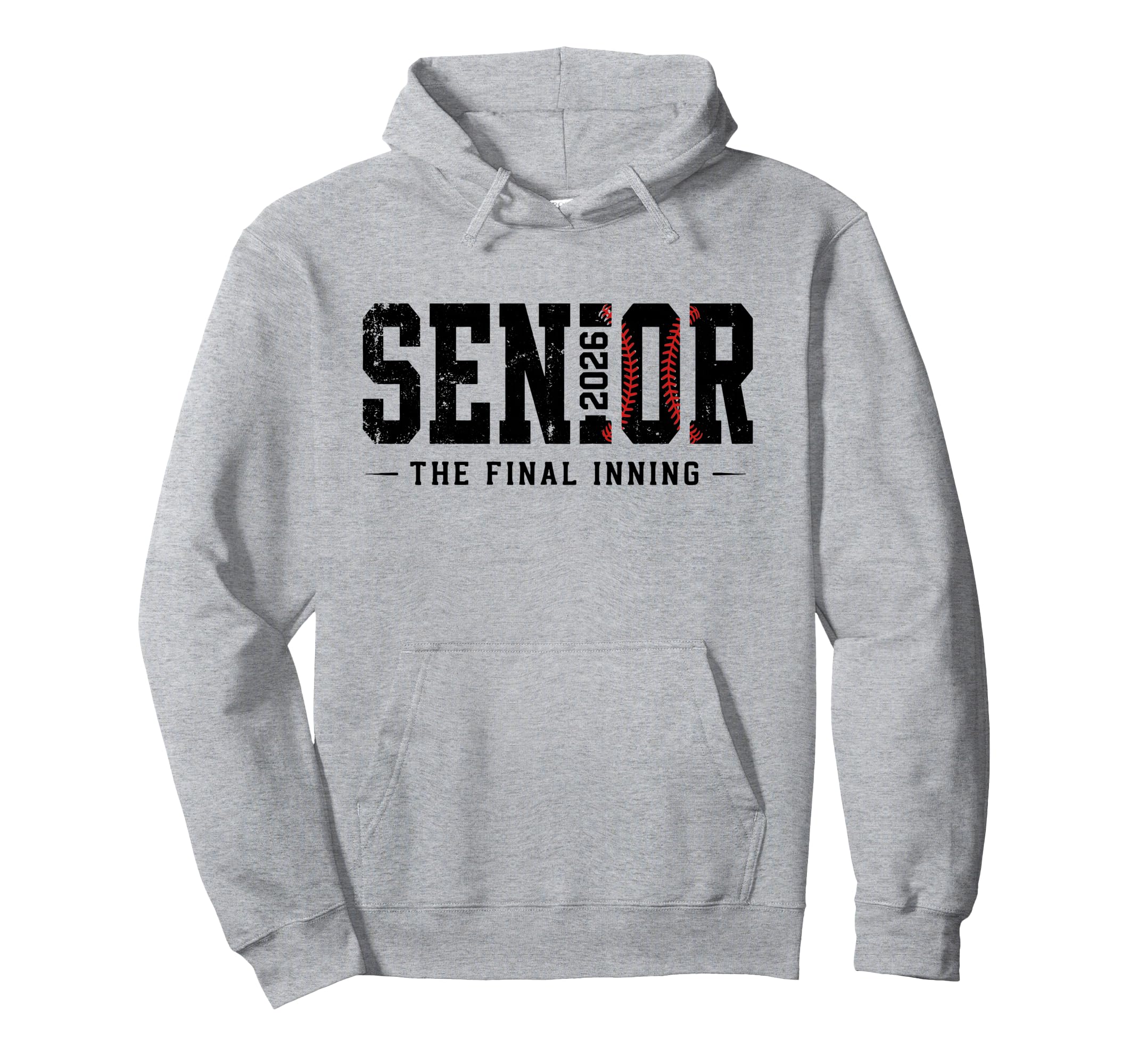 Baseball Senior 2026 Final Inning Senior Hoodie - Streetwear Style Unisex - T-Shirt, Sweatshirt, Hoodie