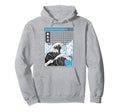 Great Wave Off Kanagawa Grid Hoodie - Casual Everyday Wear for Adults - T-Shirt, Sweatshirt, Hoodie