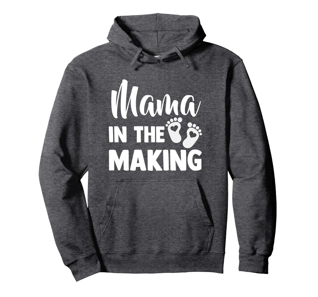 Mama Making Pregnancy Announcement Mom Hoodie - Unique Graphic for Adults - T-Shirt, Sweatshirt, Hoodie