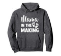 Mama Making Pregnancy Announcement Mom Hoodie - Unique Graphic for Adults - T-Shirt, Sweatshirt, Hoodie