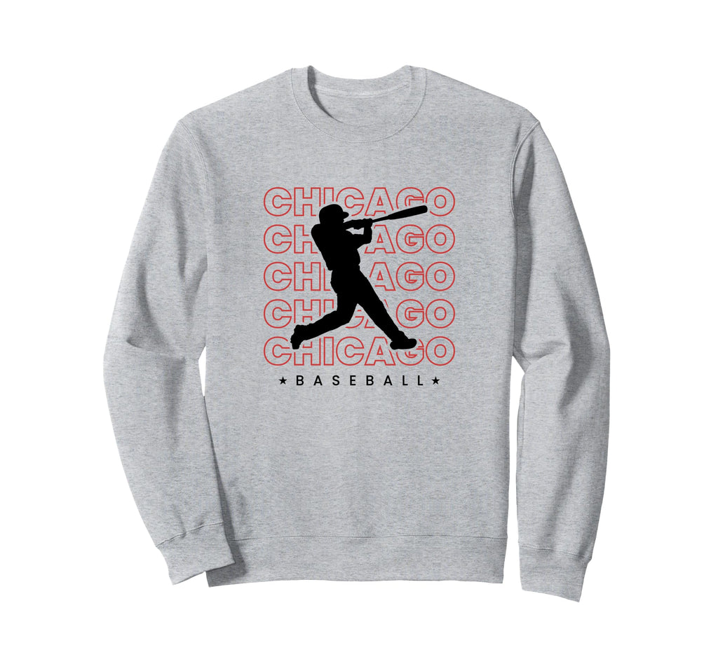 Chicago Baseball Minimalist Sweatshirt - Minimalist Print for Adults - T-Shirt, Sweatshirt, Hoodie