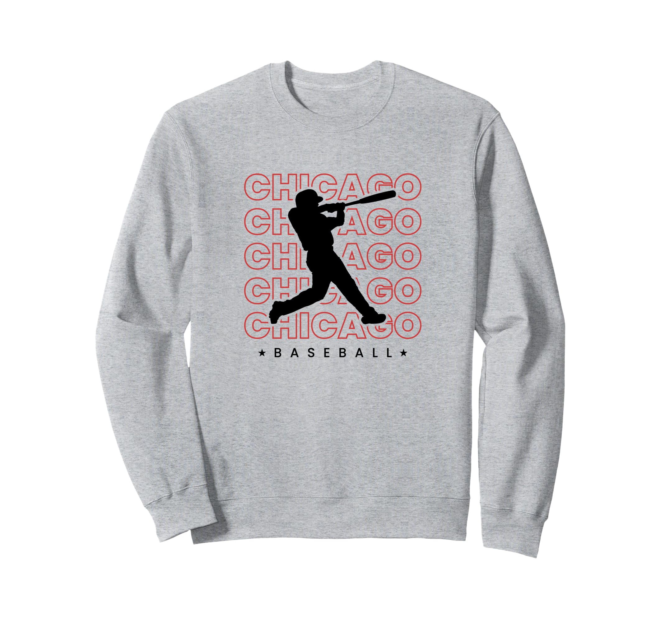 Chicago Baseball Minimalist Sweatshirt - Minimalist Print for Adults - T-Shirt, Sweatshirt, Hoodie