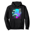 Aesthetic Vaporwave Great Wave Kanagawa Hoodie - Unique Graphic Unisex - T-Shirt, Sweatshirt, Hoodie