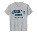 Dedham Massachusetts Ma Sports Navy T-Shirt - Casual Everyday Wear Unisex - T-Shirt, Sweatshirt, Hoodie