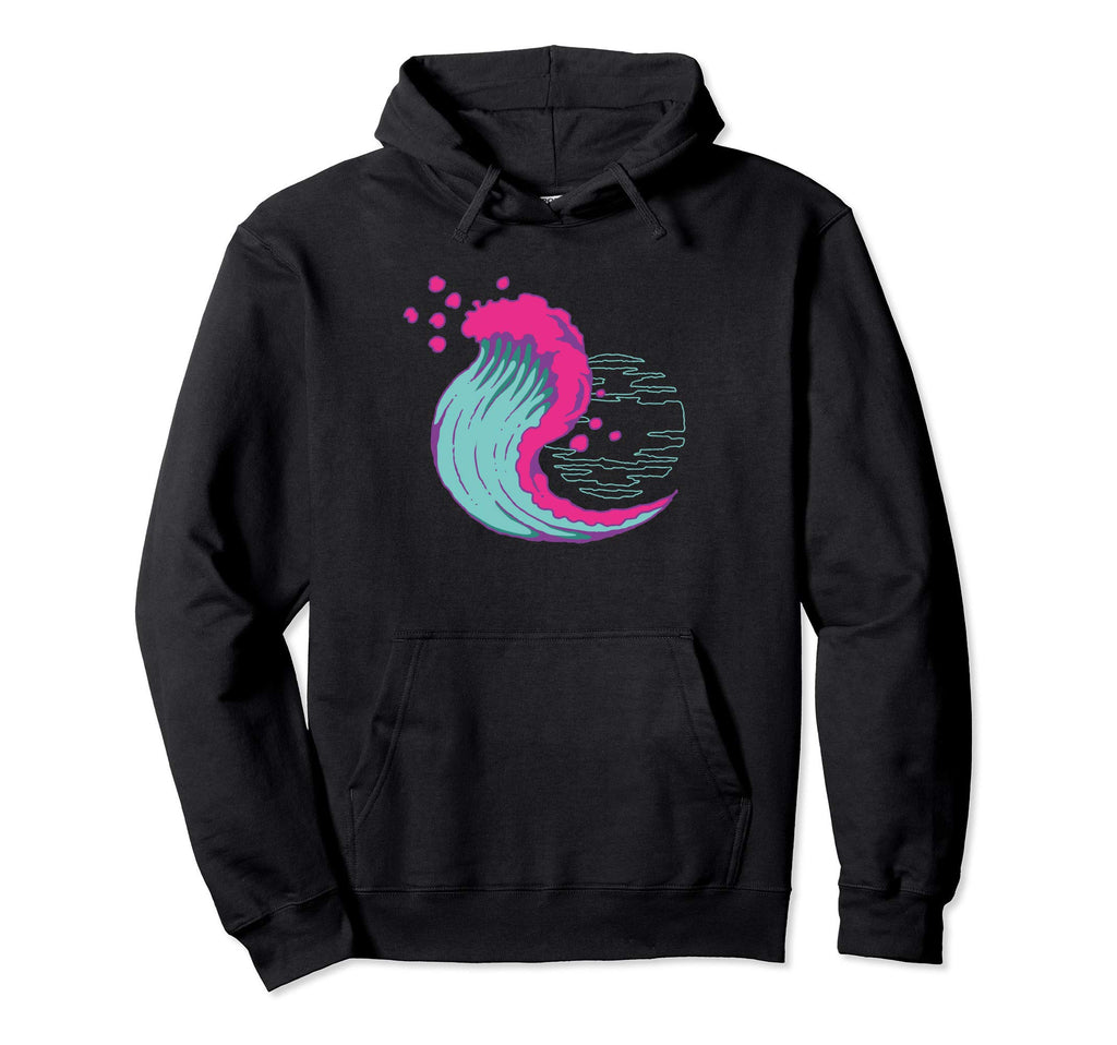 Aesthetic Vaporwave Offline Wave Gift Hoodie - Trendy Graphic Men Women - T-Shirt, Sweatshirt, Hoodie