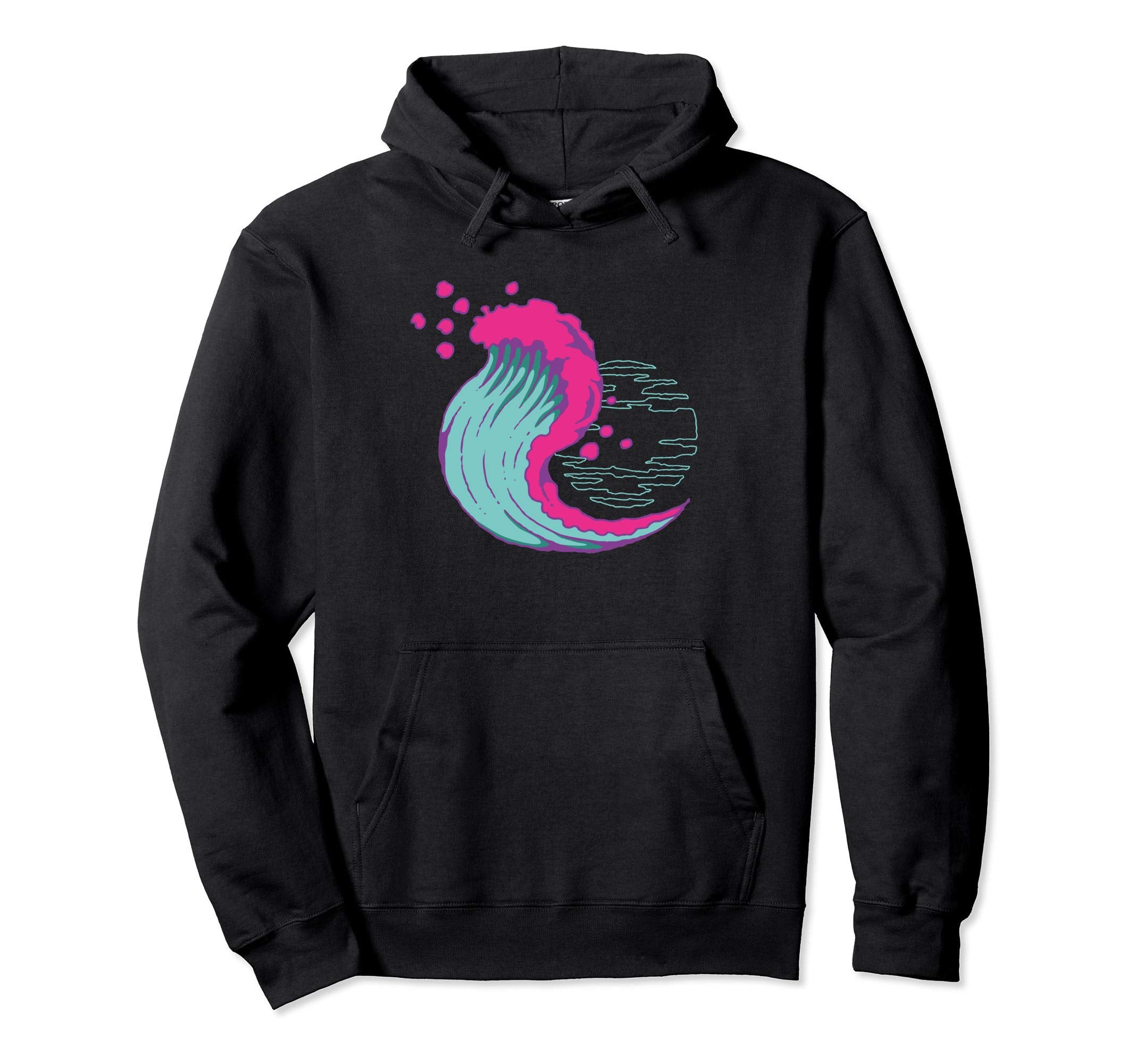 Aesthetic Vaporwave Offline Wave Gift Hoodie - Trendy Graphic Men Women - T-Shirt, Sweatshirt, Hoodie