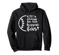 Always Be Her Biggest Fan Baseball Hoodie - Aesthetic Graphic Men Women - T-Shirt, Sweatshirt, Hoodie