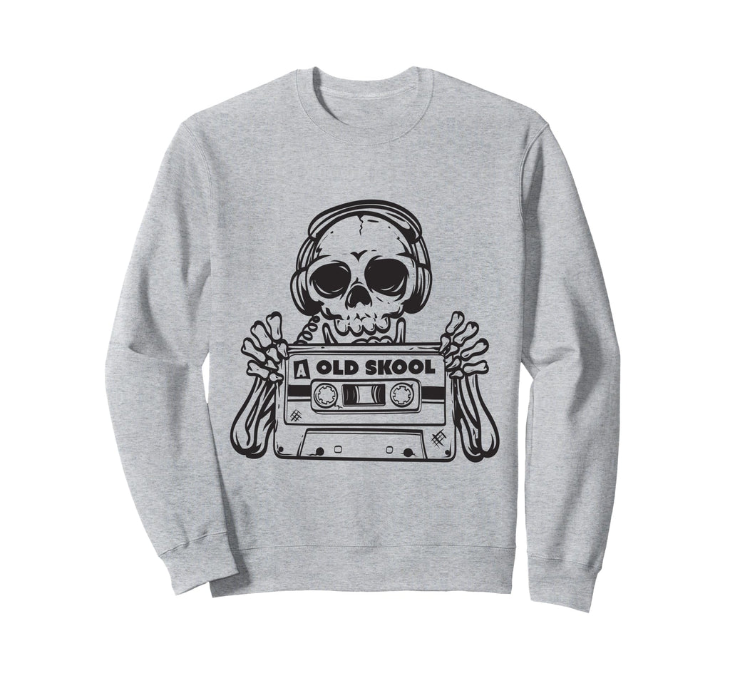 Cassette Tape Old Skool Music Sweatshirt - Fun Novelty Design for Adults - T-Shirt, Sweatshirt, Hoodie