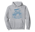 Fiji South Pacific Ocean Distressed Hoodie - Fun Novelty Design for Adults - T-Shirt, Sweatshirt, Hoodie