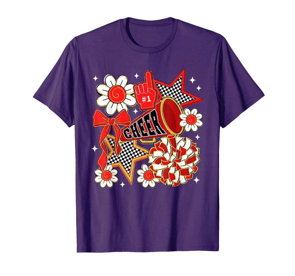 Coquette Game Day Cheer Mom Funny T-Shirt - Unique Graphic for Adults - T-Shirt, Sweatshirt, Hoodie