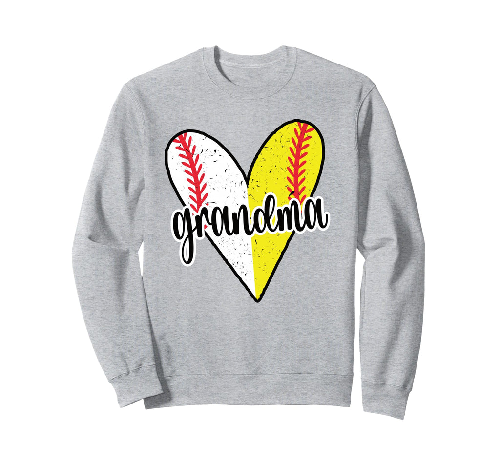 Baller Grandma Proud Softball Sweatshirt - Minimalist Print for Adults - T-Shirt, Sweatshirt, Hoodie