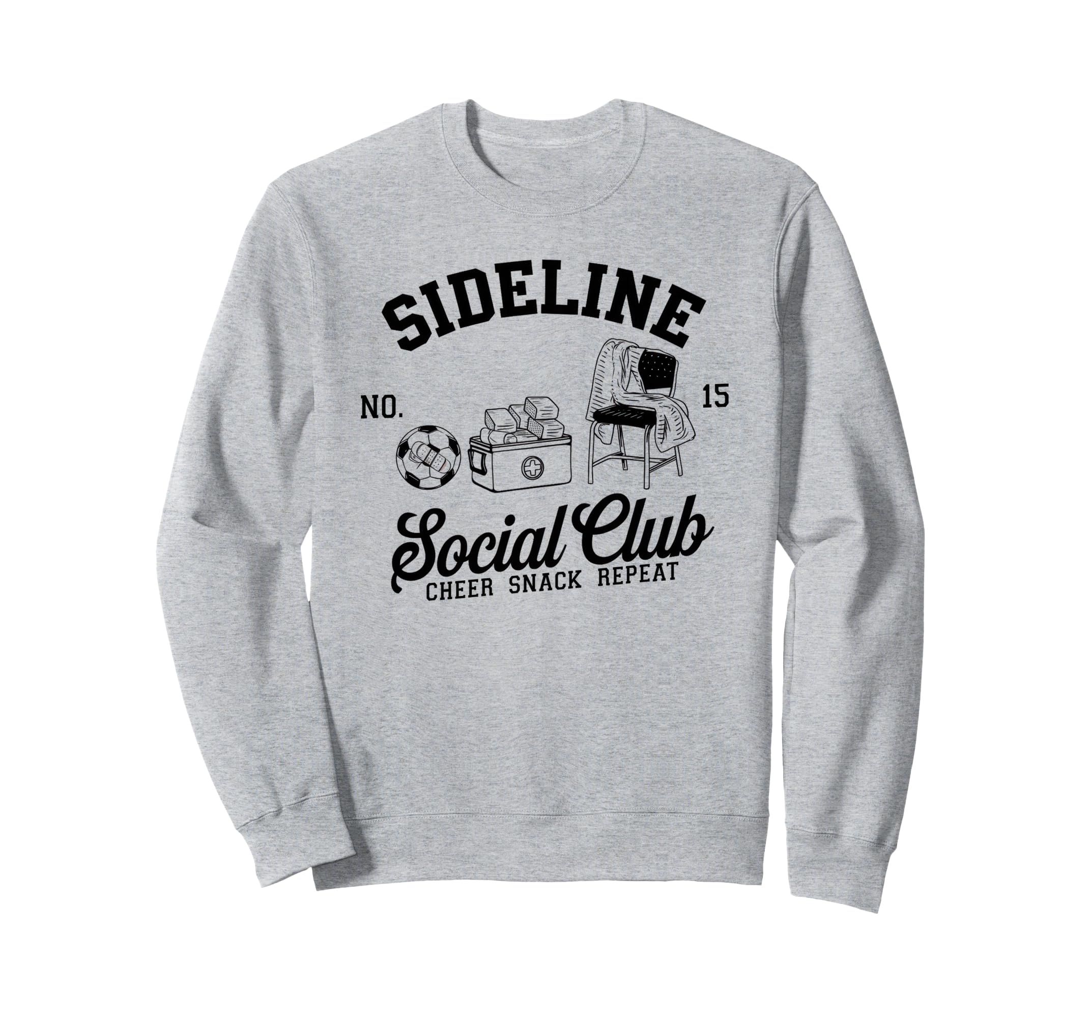 Sideline Social Club Soccer Mom Sweatshirt - Custom Art Print Men Women - T-Shirt, Sweatshirt, Hoodie