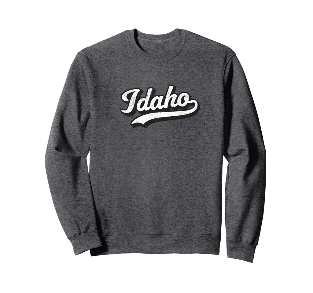 Idaho Sports Baseball Script Sweatshirt - Minimalist Print Men Women - T-Shirt, Sweatshirt, Hoodie