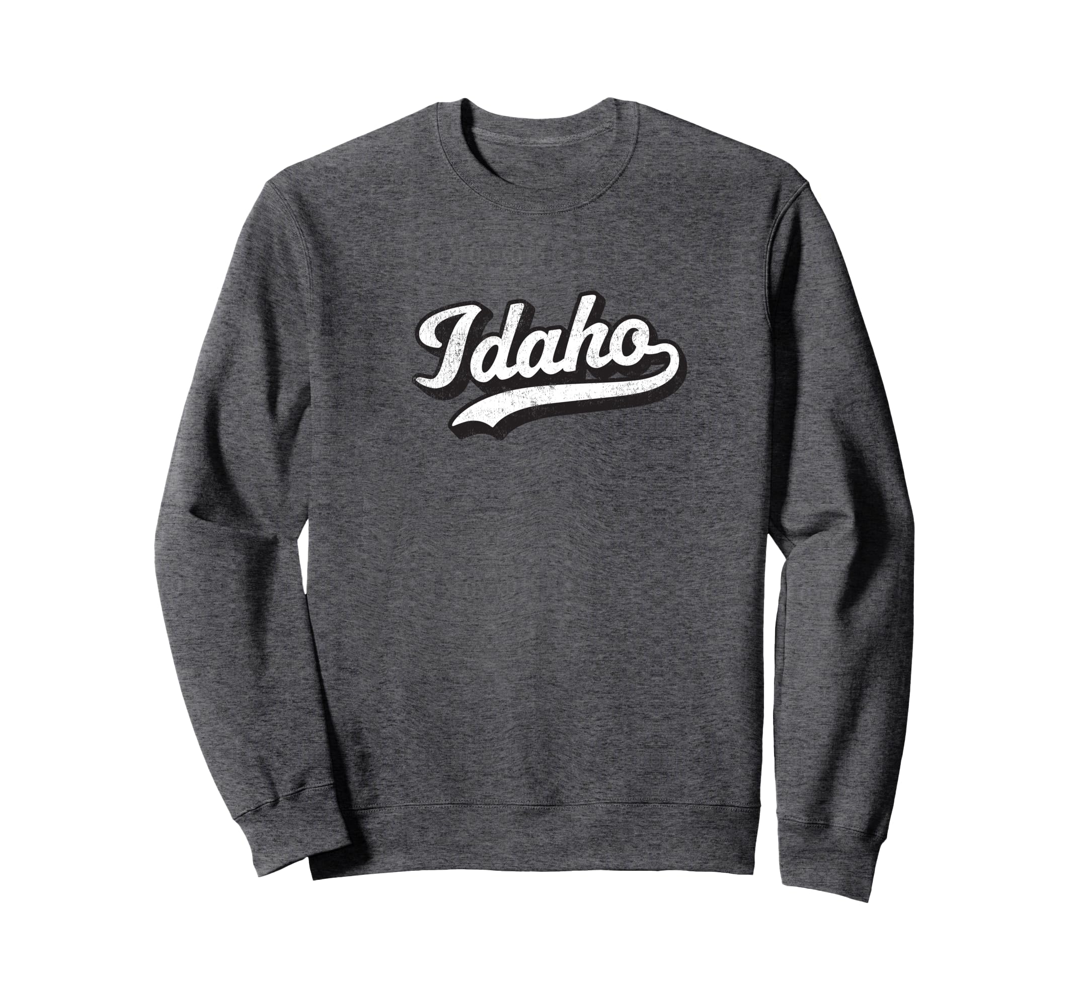 Idaho Sports Baseball Script Sweatshirt - Minimalist Print Men Women - T-Shirt, Sweatshirt, Hoodie