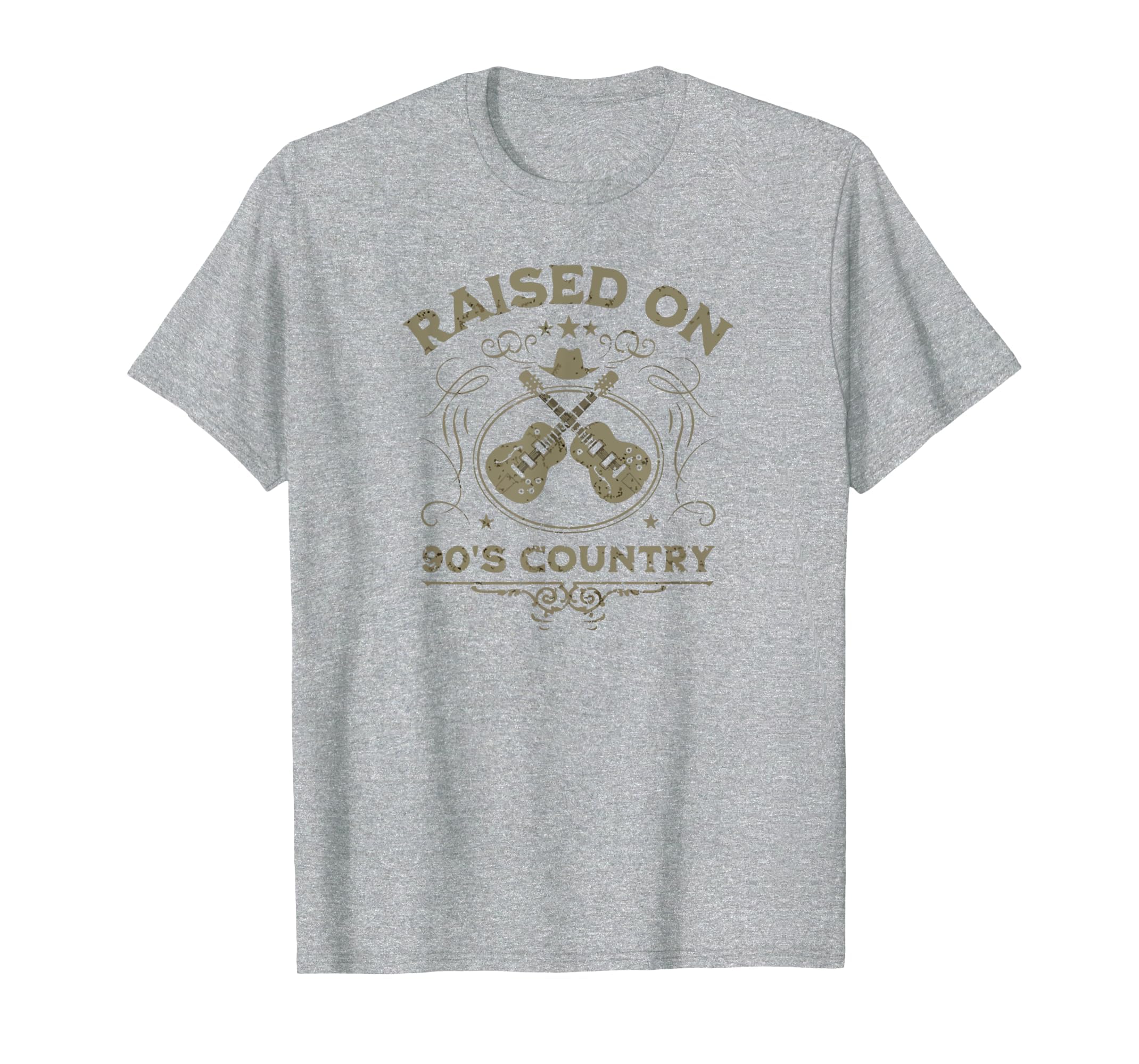 Raised 90S Country Music Funny T-Shirt - Fun Novelty Design Men Women - T-Shirt, Sweatshirt, Hoodie