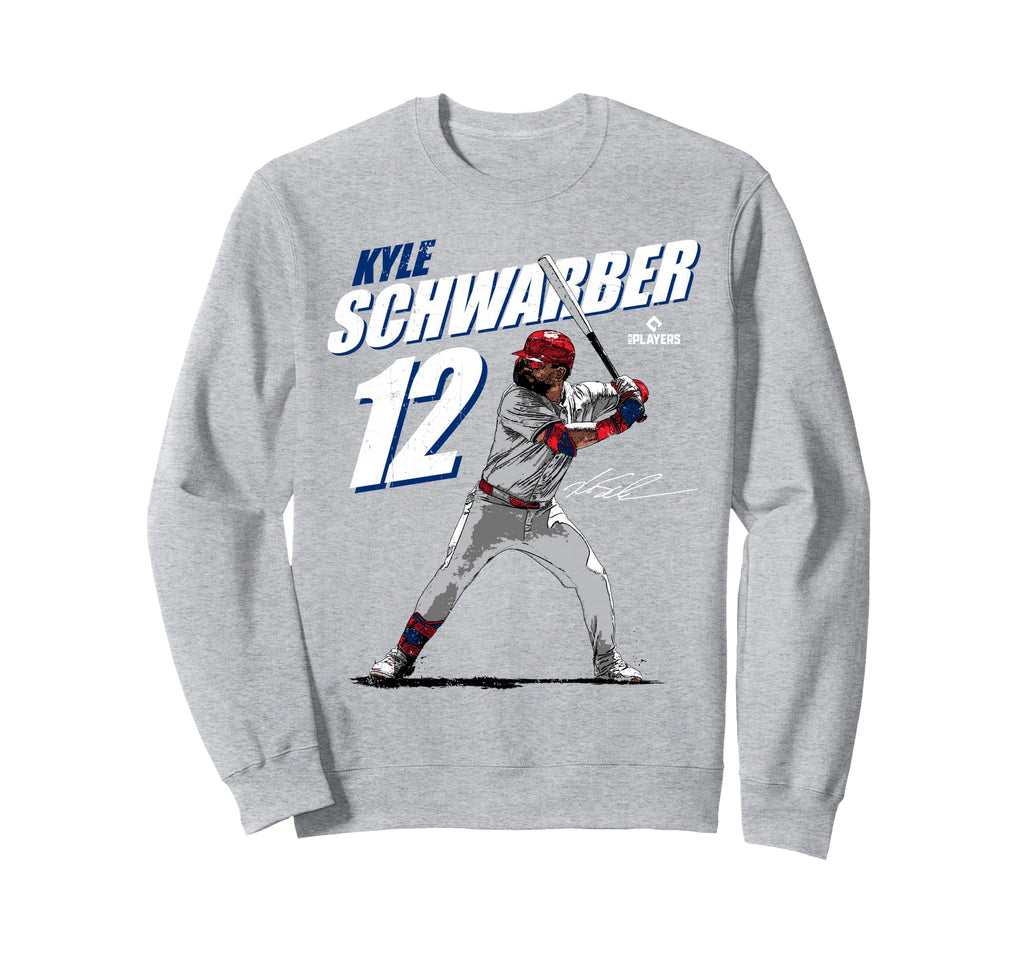 Kyle Schwarber Philadelphia Sweatshirt - Fun Novelty Design for Adults - T-Shirt, Sweatshirt, Hoodie