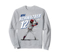 Kyle Schwarber Philadelphia Sweatshirt - Fun Novelty Design for Adults - T-Shirt, Sweatshirt, Hoodie