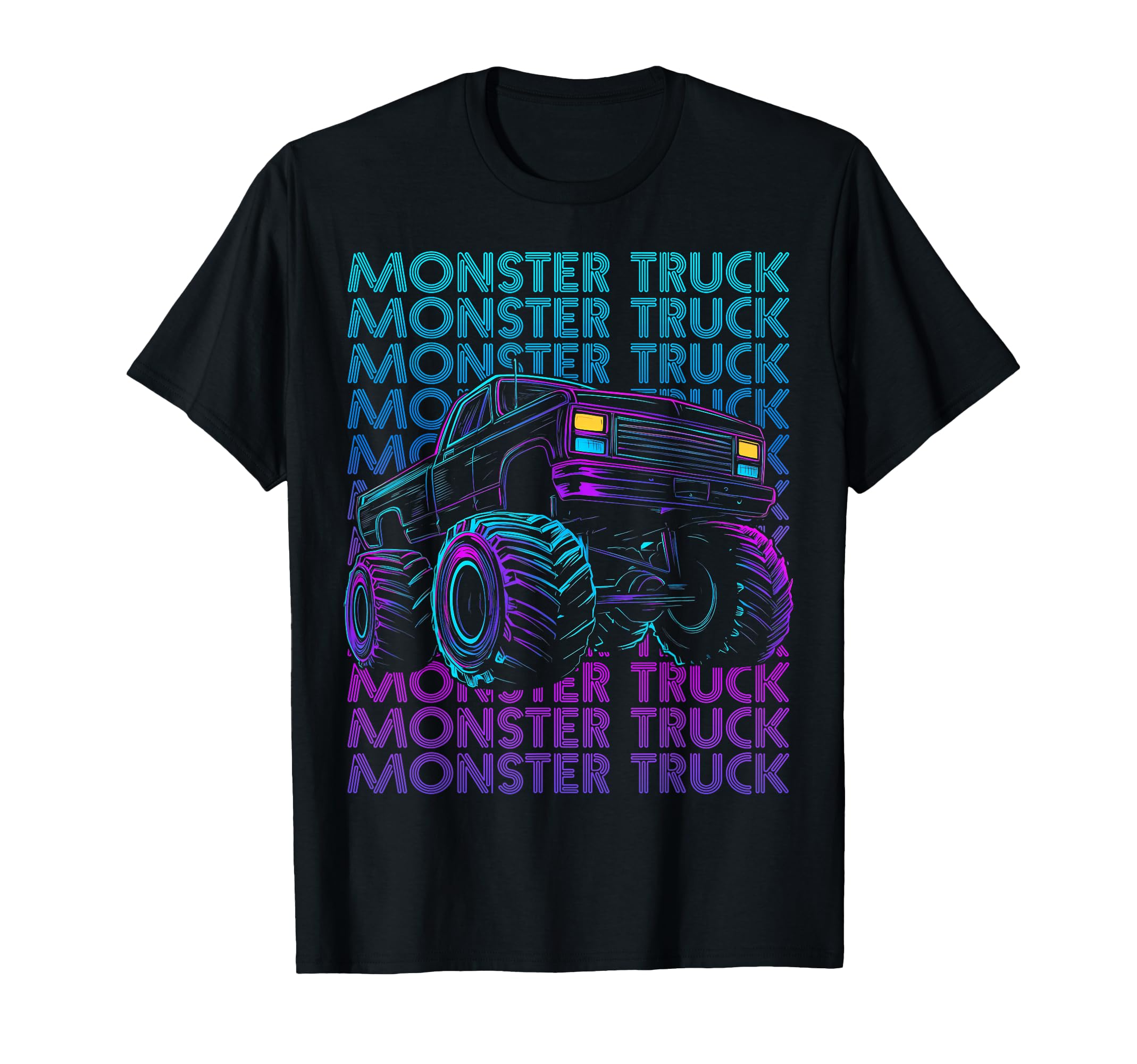 Monster Trucks 4 Wheeler Offroad T-Shirt - Unique Graphic for Adults - T-Shirt, Sweatshirt, Hoodie