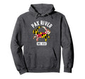 Pax River Maryland Usa Crab Distressed Hoodie - Trendy Graphic Unisex - T-Shirt, Sweatshirt, Hoodie