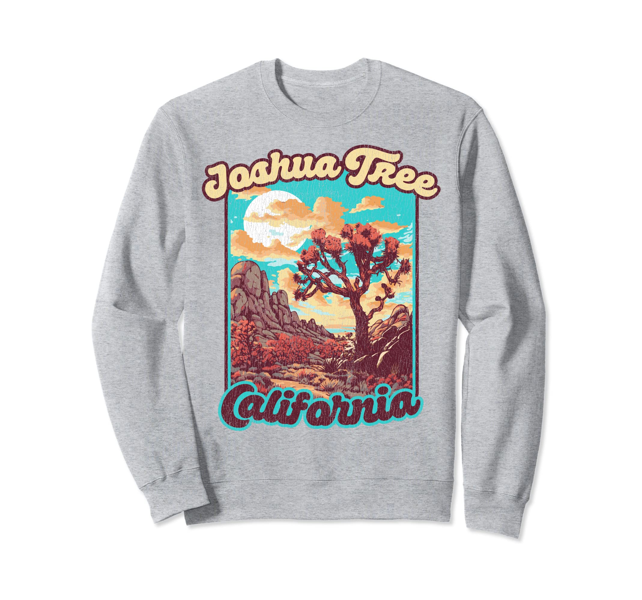 Joshua Tree California 1980S Sweatshirt - Custom Art Print Men Women - T-Shirt, Sweatshirt, Hoodie