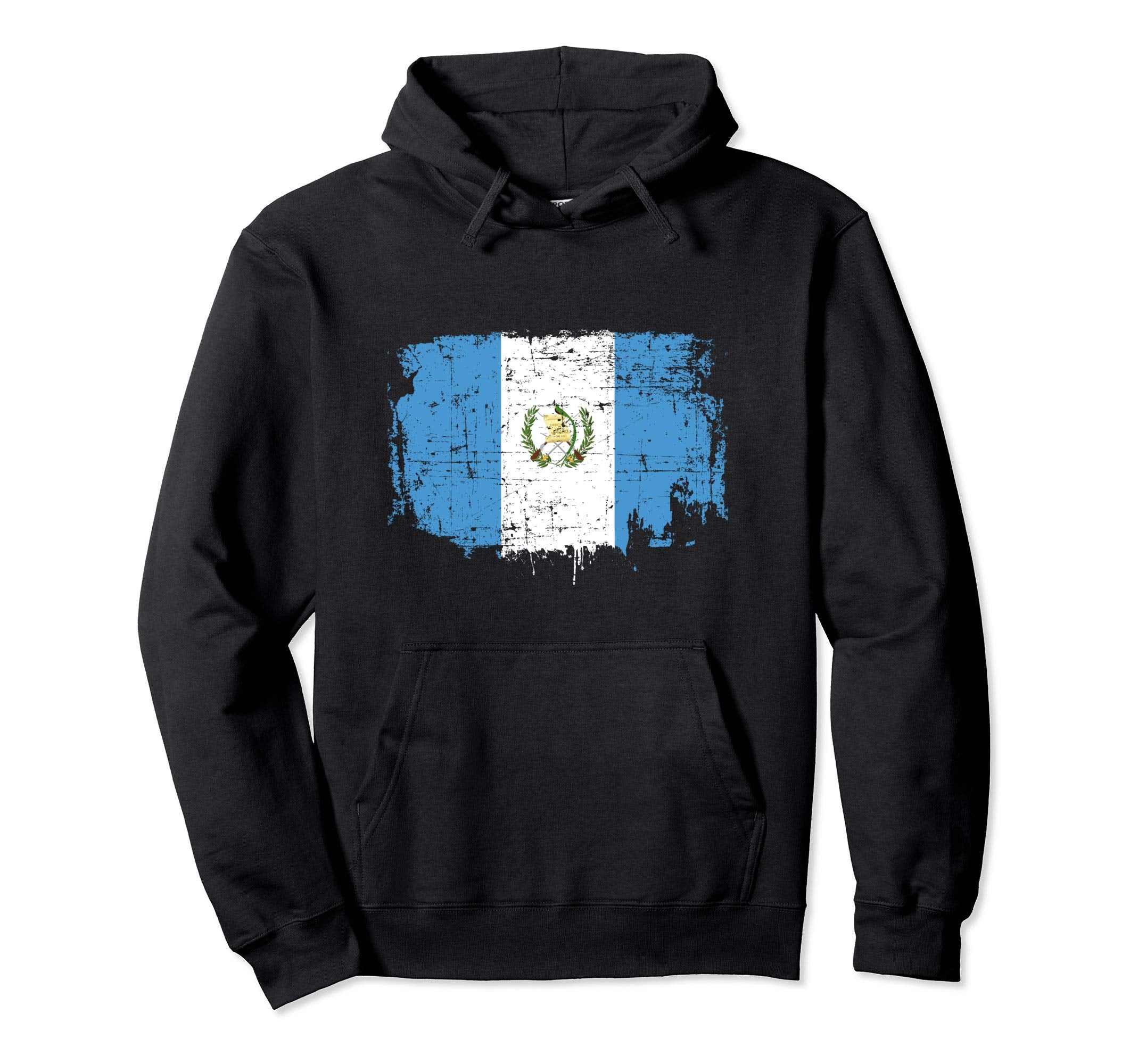 Guatemala Flag Pride Gift Distressed Hoodie - Aesthetic Graphic Unisex - T-Shirt, Sweatshirt, Hoodie