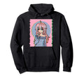 Vaporwave Anime Unicorn Kawaii Hoodie - Fun Novelty Design Men Women - T-Shirt, Sweatshirt, Hoodie
