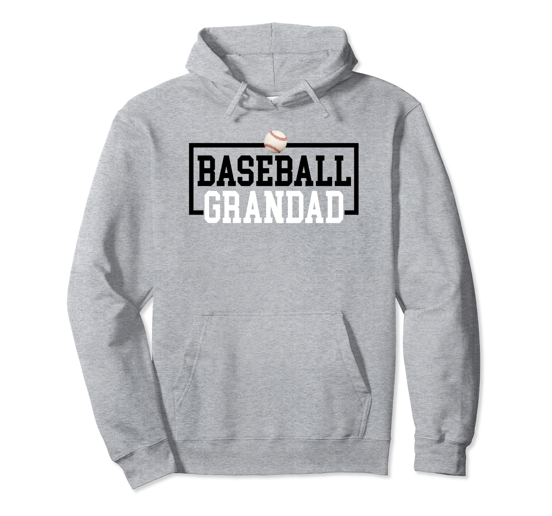 Baseball Grandad Baseball Dad Hoodie - Minimalist Print for Adults - T-Shirt, Sweatshirt, Hoodie