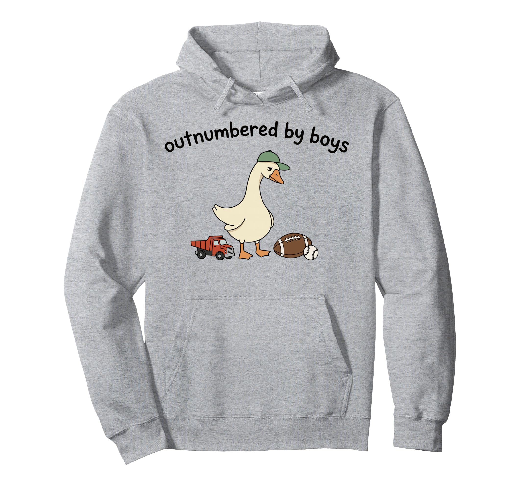 Outnumbered Funny Mom Goose Family Life Hoodie - Novelty Apparel Men Women - T-Shirt, Sweatshirt, Hoodie