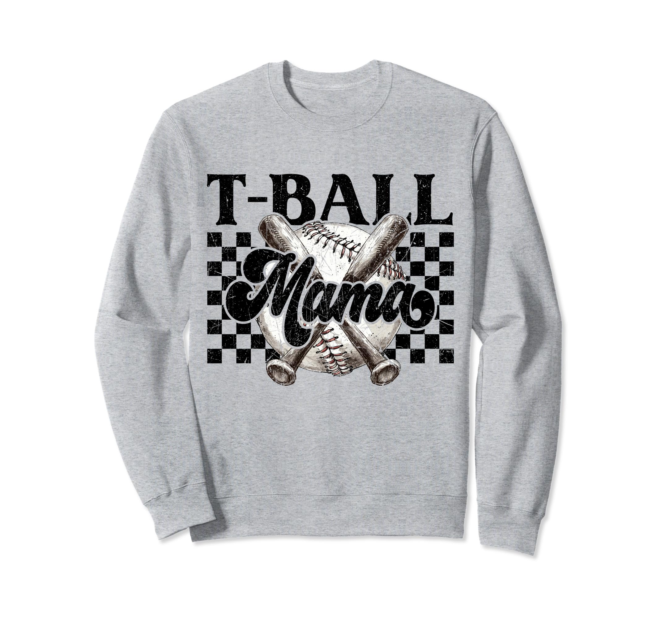 Tball Mom Baseball Essentials Mama Sweatshirt - Custom Art Print Unisex - T-Shirt, Sweatshirt, Hoodie