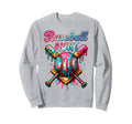 Baseball Auntie Game Day Vibes Ice Sweatshirt - Streetwear Style Men Women - T-Shirt, Sweatshirt, Hoodie
