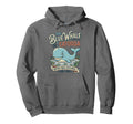 Giant Whale Route 66 Highway Hoodie - Aesthetic Graphic for Adults - T-Shirt, Sweatshirt, Hoodie