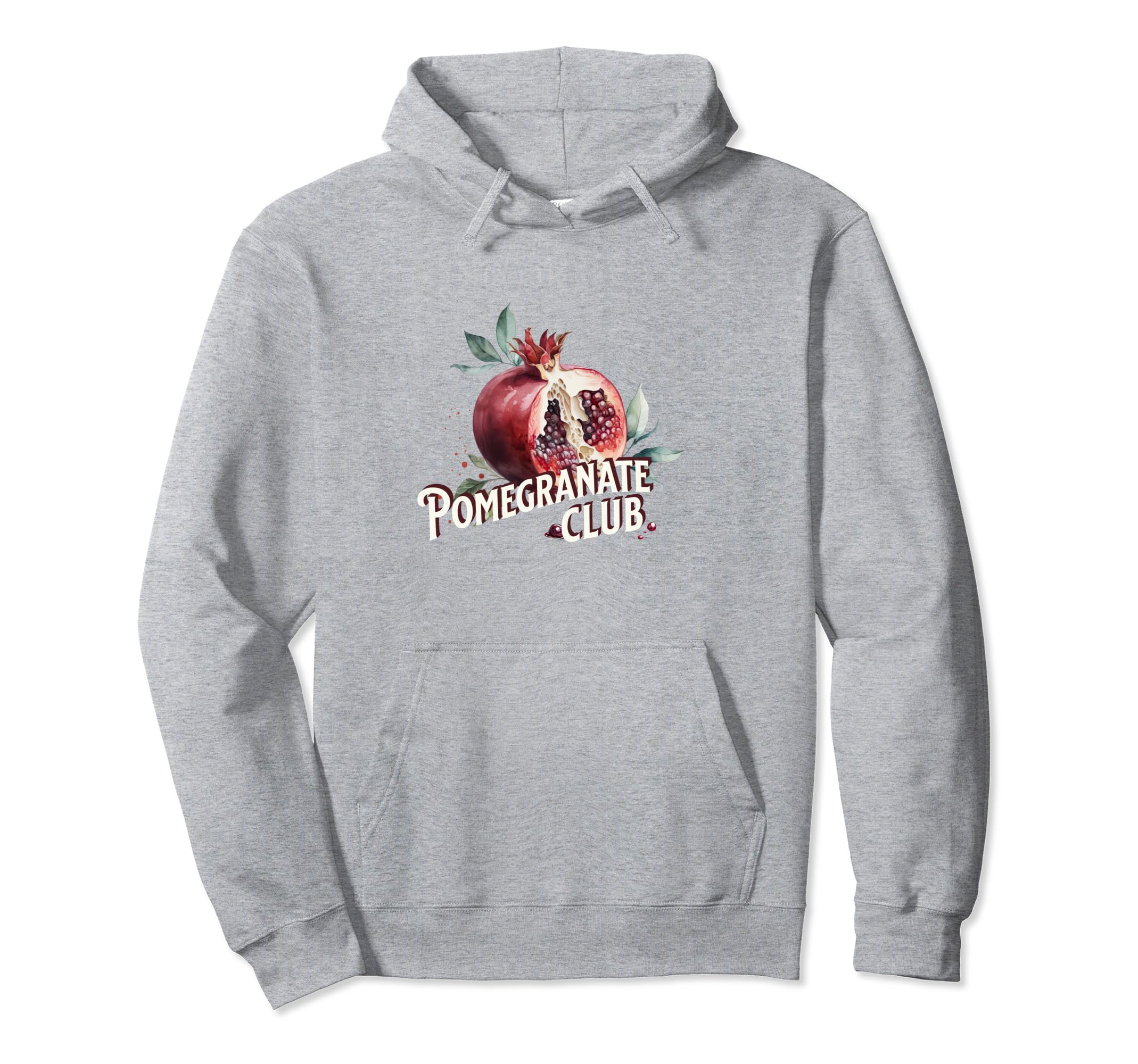 Pomegranate Club Y2K Aesthetic Hoodie - Graphic Print Men Women - T-Shirt, Sweatshirt, Hoodie