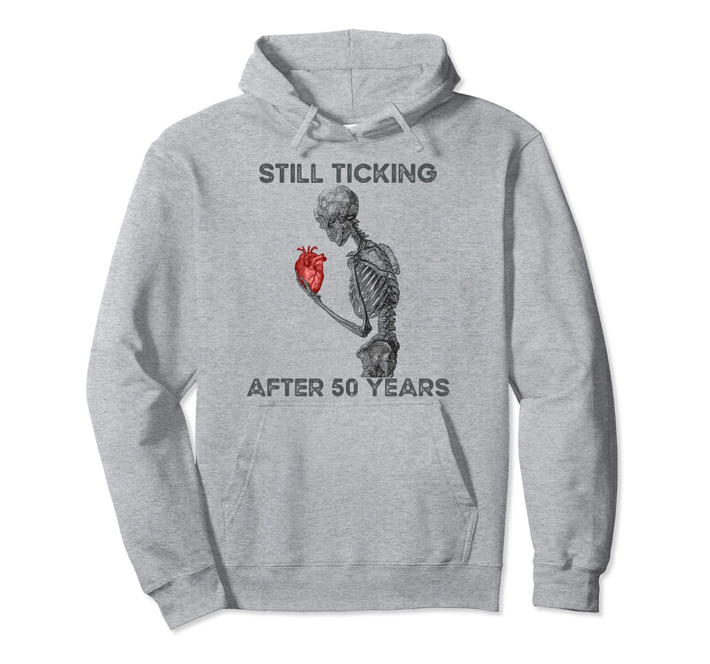 50Th Birthday Skeleton Distressed Hoodie - Streetwear Style Unisex - T-Shirt, Sweatshirt, Hoodie