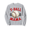 Tball Mom Baseball Essentials Mama Sweatshirt - Minimalist Print Unisex - T-Shirt, Sweatshirt, Hoodie