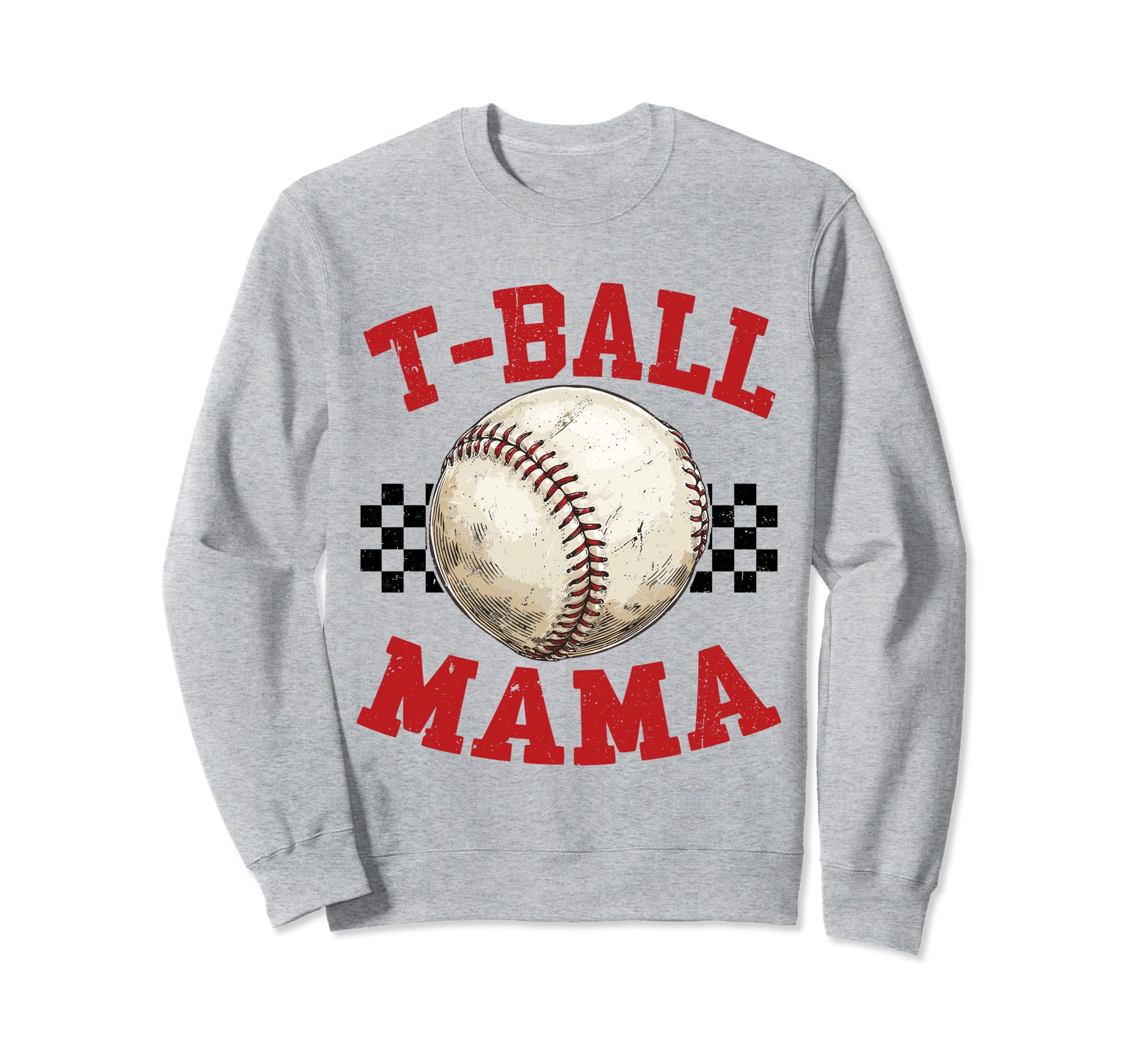 Tball Mom Baseball Essentials Mama Sweatshirt - Minimalist Print Unisex - T-Shirt, Sweatshirt, Hoodie