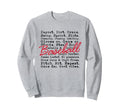 American Baseball Mom Sister Sweatshirt - Minimalist Print for Adults - T-Shirt, Sweatshirt, Hoodie