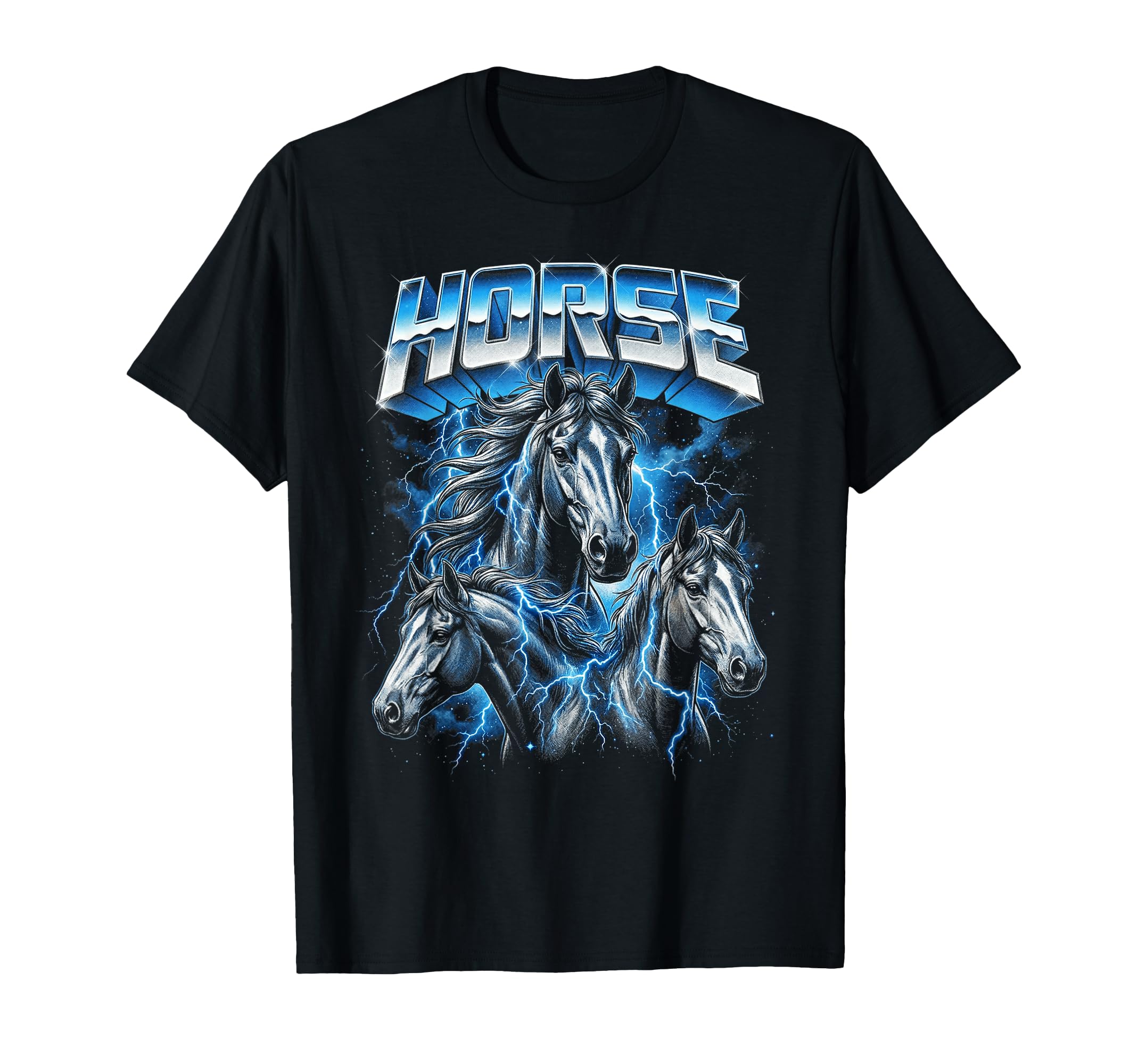 Horse 80S Funny Horse Lover 90S T-Shirt - Fun Novelty Design Unisex - T-Shirt, Sweatshirt, Hoodie