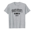 Shaker Heights Ohio Oh Sports Black T-Shirt - Graphic Print Men Women - T-Shirt, Sweatshirt, Hoodie
