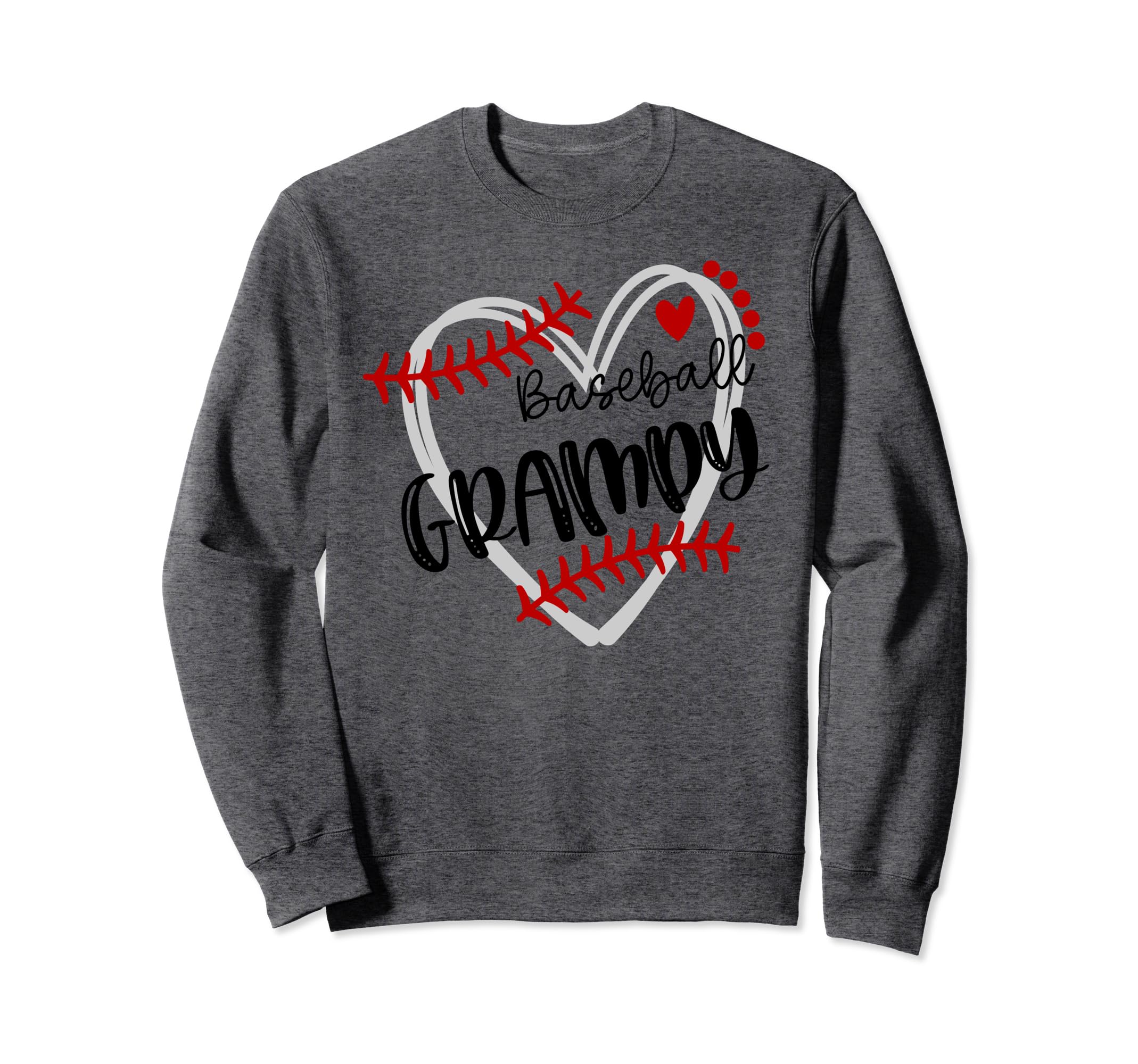 Personalized Baseball Heart Grampy Sweatshirt - Unique Graphic for Adults - T-Shirt, Sweatshirt, Hoodie