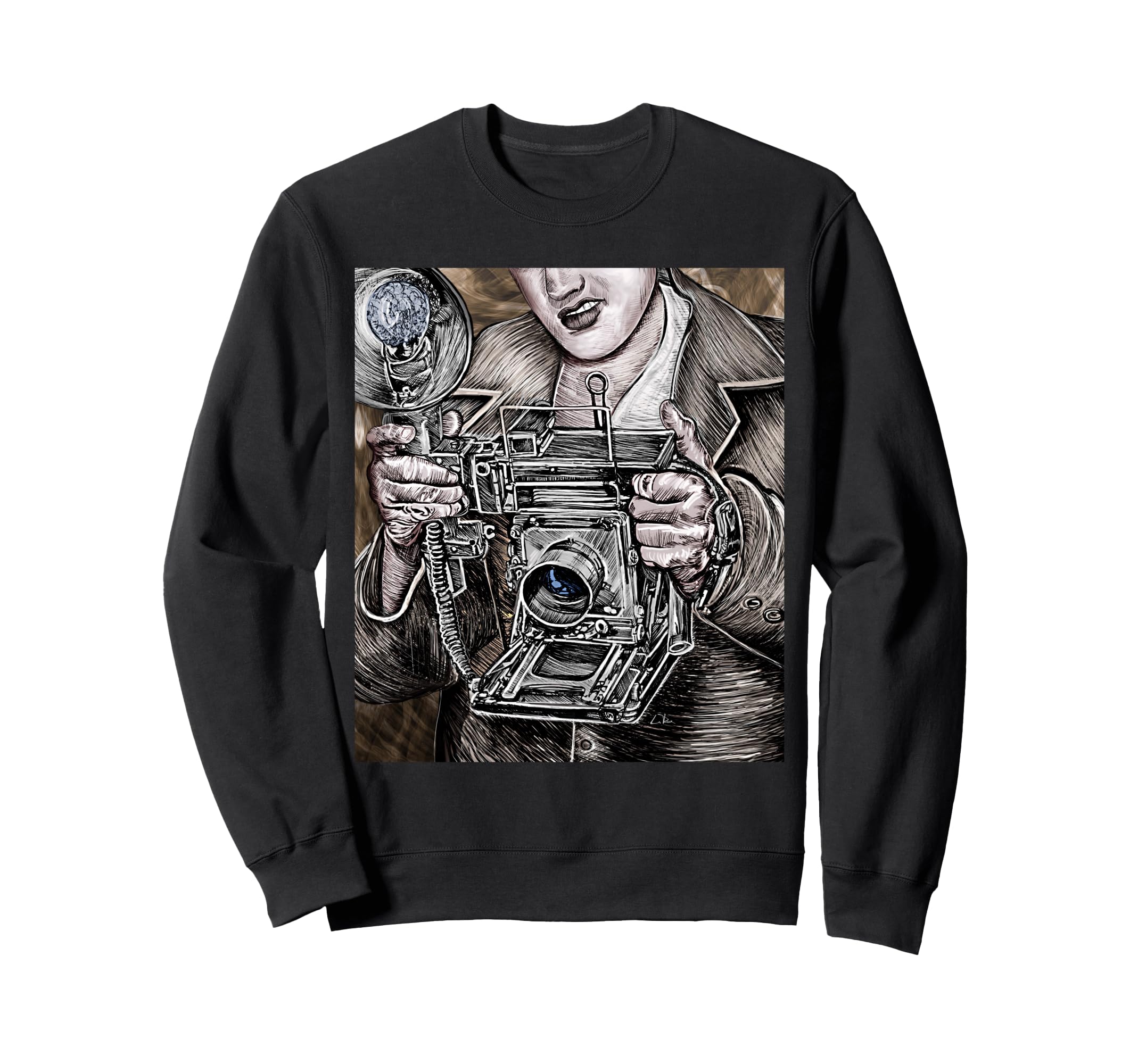 View Camera 4X5 Film Photographer Sweatshirt - Trendy Graphic for Adults - T-Shirt, Sweatshirt, Hoodie
