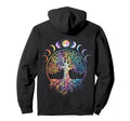 Life Tree Moon Phases Bohemian Boho 90S Hoodie - Novelty Apparel Unisex - T-Shirt, Sweatshirt, Hoodie