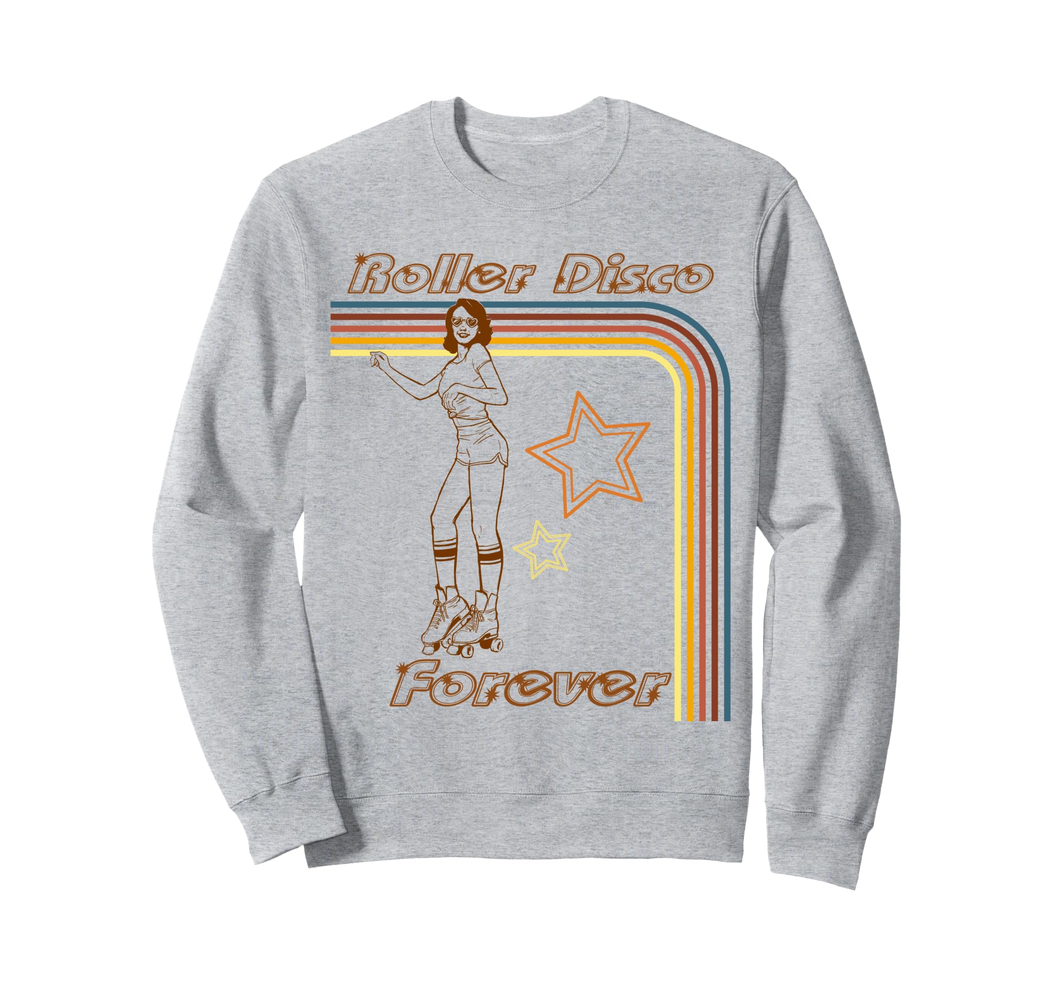 70S Roller Disco Skate Sweatshirt - Streetwear Style for Adults - T-Shirt, Sweatshirt, Hoodie