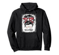 Bleached Baseball Aunt Life Messy Hoodie - Aesthetic Graphic for Adults - T-Shirt, Sweatshirt, Hoodie
