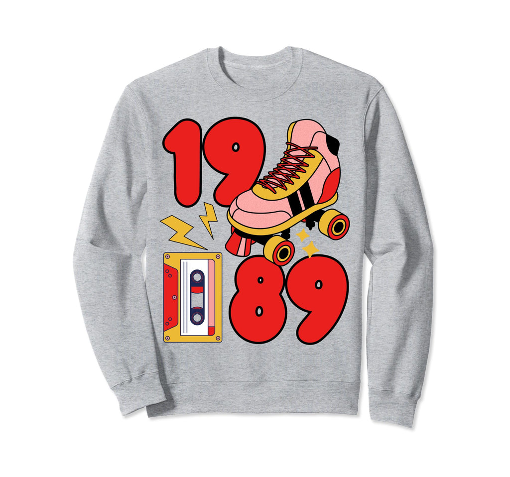 Old School 80S Vibes 1989 Hip Hop Sweatshirt - Minimalist Print Unisex - T-Shirt, Sweatshirt, Hoodie