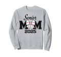 Senior Mom 2025 Baseball Bow Coquette Sweatshirt - Graphic Print Unisex - T-Shirt, Sweatshirt, Hoodie