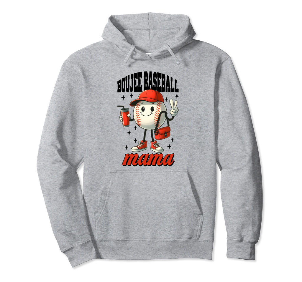 American Baseball Game Fan Baseball Mom Hoodie - Novelty Apparel Unisex - T-Shirt, Sweatshirt, Hoodie