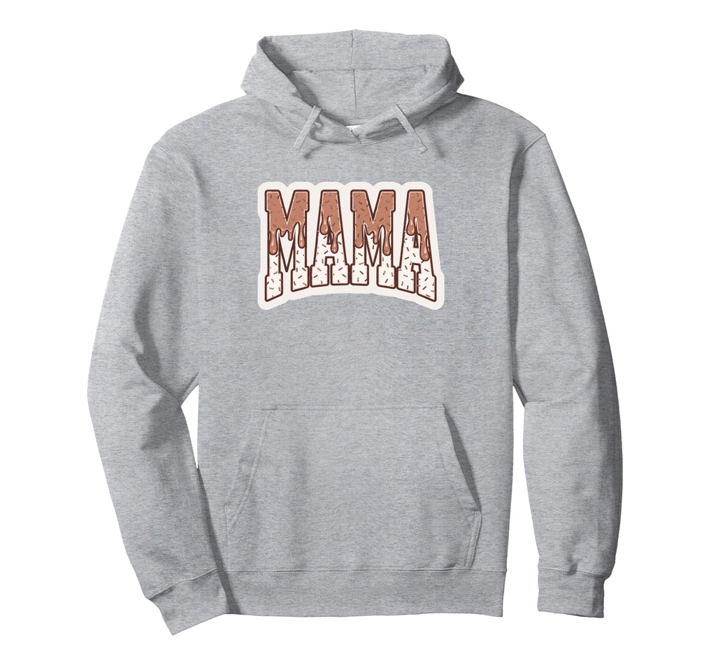 Baseball Drip Mom Ice Cream Drip Mama Hoodie - Graphic Print Men Women - T-Shirt, Sweatshirt, Hoodie
