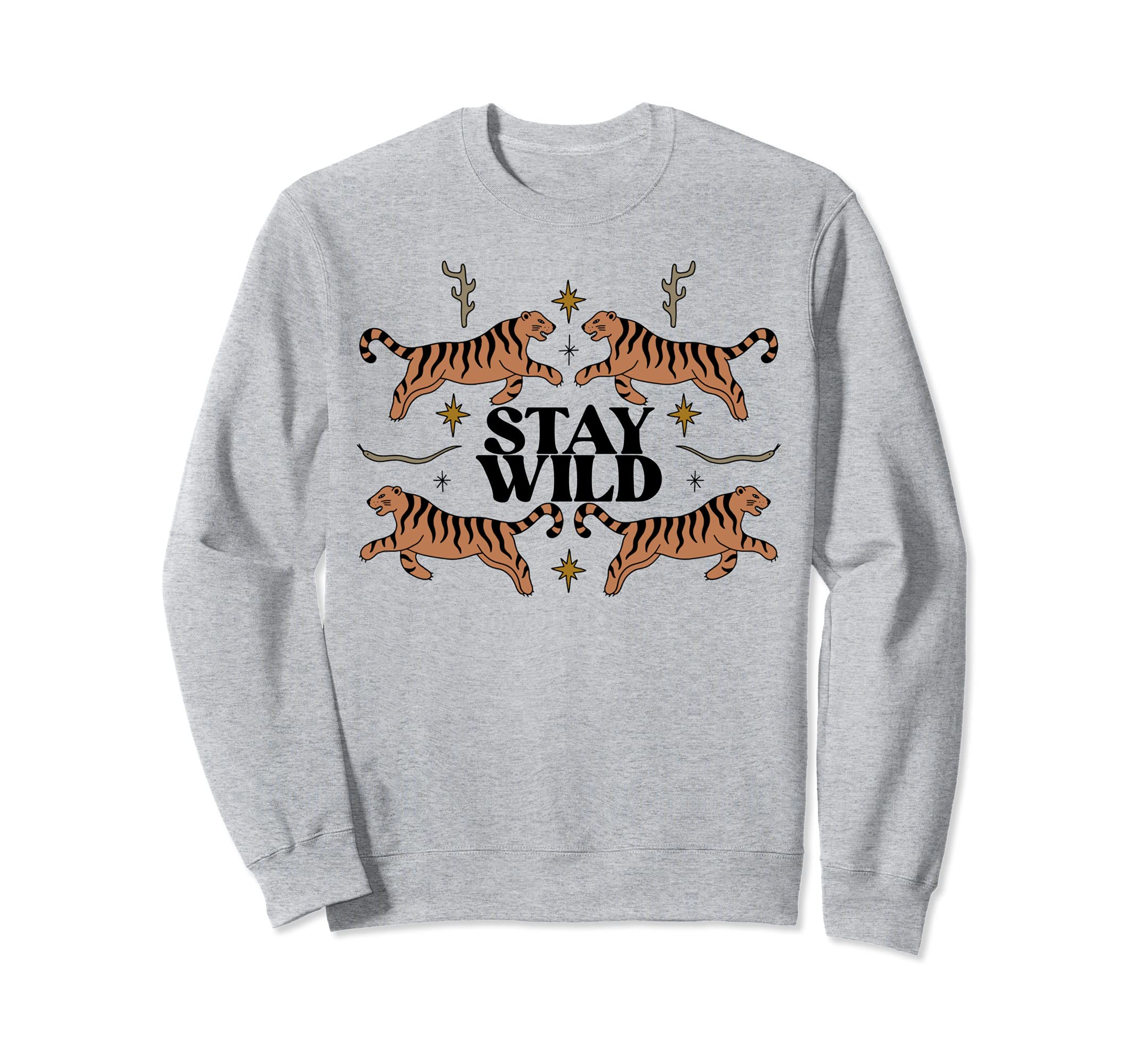 Stay Wild Boho Hippie Gifts Sweatshirt - Fun Novelty Design for Adults - T-Shirt, Sweatshirt, Hoodie